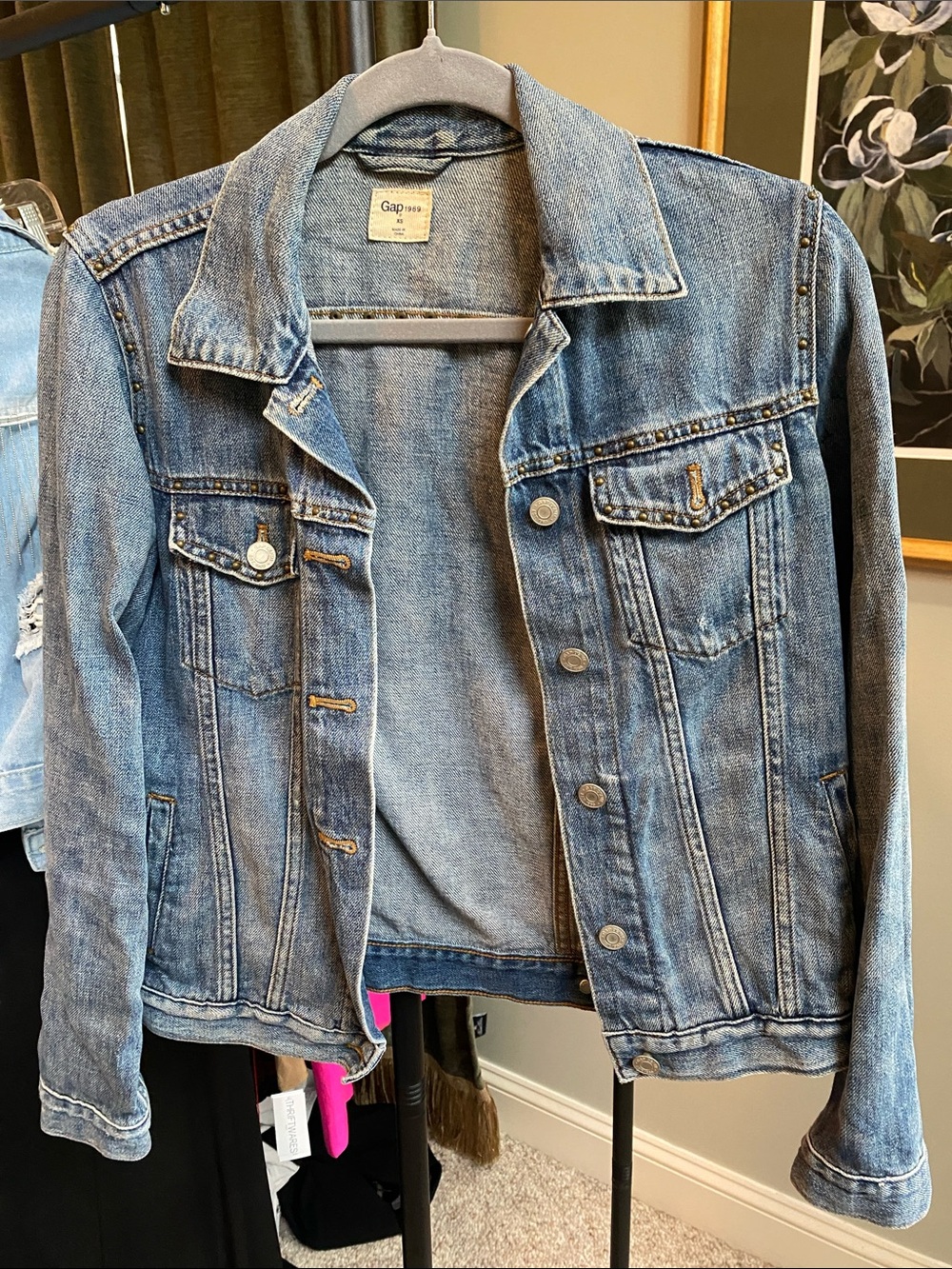 GAP Light Blue Washed Denim Jacket